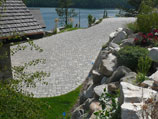 Paver patio and driveway