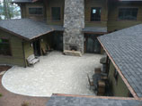 Paver courtyard patio